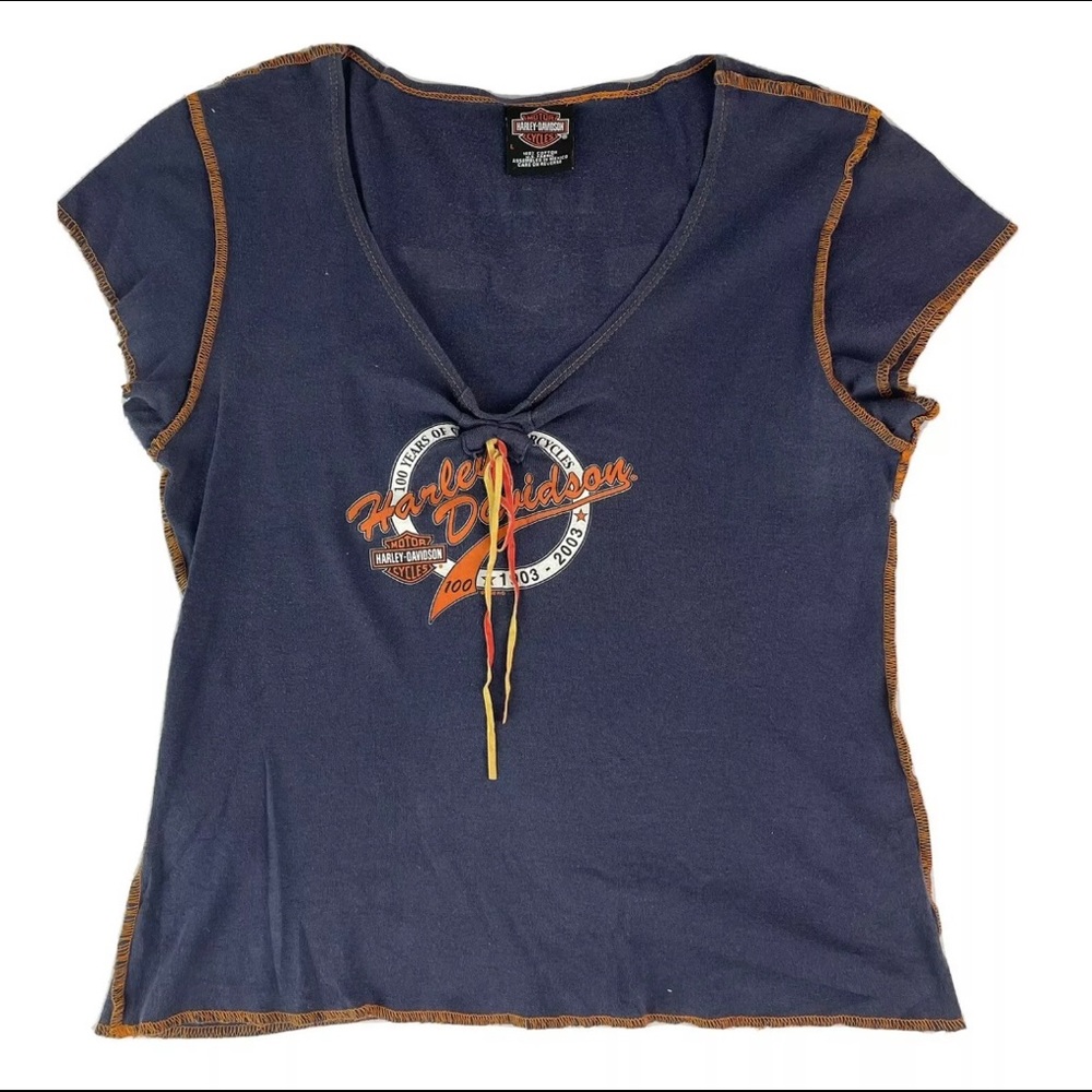 Vintage Harley Davidson 100 Year T-Shirt Size L - Picture 7 of 7